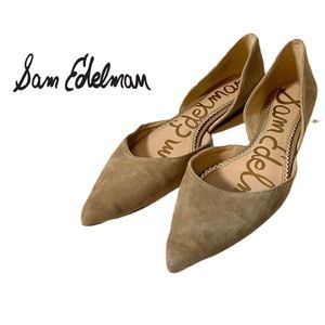 Sam Edelman Tan Suede Rodney Flats